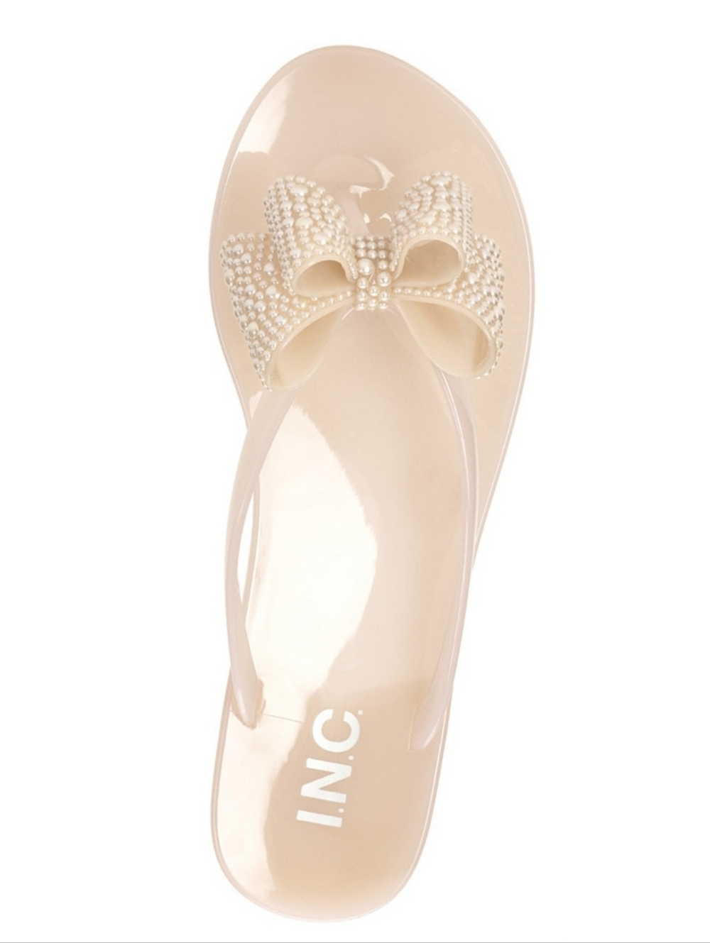 INC International Concepts Jelly Bow Sandals